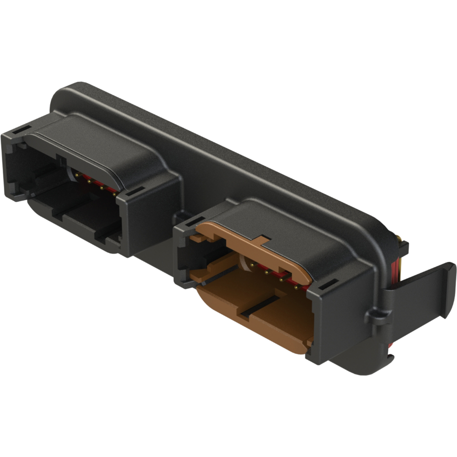Amphenol-ATM13-12PB-12PD-BM01 Connector Headers and PCB Receptacles Conn Wire to Board HDR 24 POS 4.2mm Solder RA Side Entry Thru-Hole Box