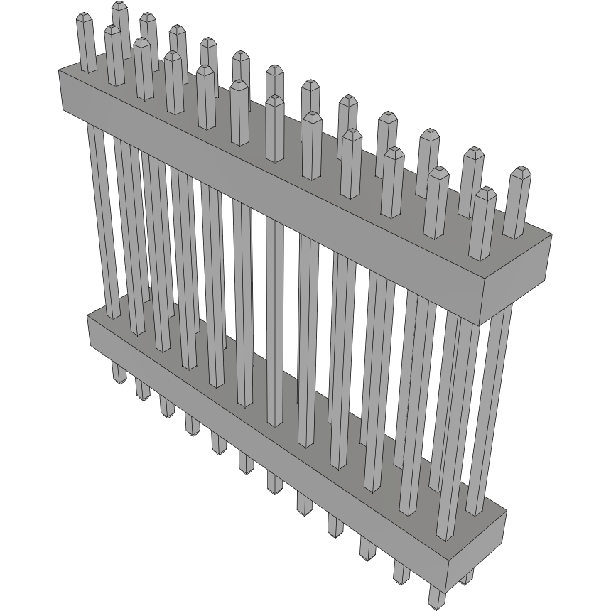 Samtec-TW-12-08-T-D-625-100 Steckverbinderleisten und Leiterplattenbuchsen Conn Board Stacker HDR 24 POS 2mm Solder ST Top Entry Thru-Hole Bulk