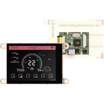 4D Systems-GEN4-RP2350-28CT Módulos TFT 2.8in TFT QVGA 240x320Pixels RGB 280cd/m2 LED Backlight -20°C to 65°C