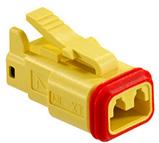 Molex-93445-3205 Einzeladersteckverbinder, Gehäuse Conn Housing PL 4 POS Crimp ST Cable Mount Yellow ML-XT™ Bag