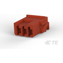 TE Connectivity-142681-1 Connector Discrete Wire Housing Conn Housing RCP 3 POS Crimp ST Cable Mount Brown Bag