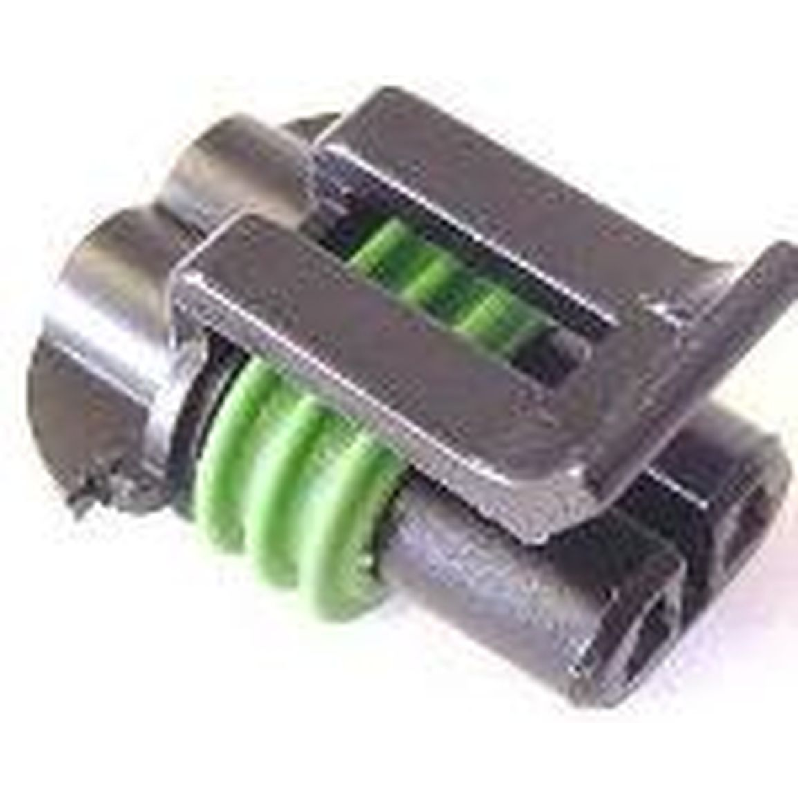 Delphi-12158214 Einzeladersteckverbinder, Gehäuse Conn Housing F 2 POS Crimp ST Cable Mount Black