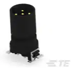 ERNI Electronics-284740-E Connettore circolare Conn M12 Circular PIN 5 POS Solder ST SMD 5 Terminal 1 Port T/R