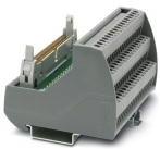 PHOENIX CONTACT-2322113 Modules d'interface VARIOFACE module, with screw connection and flat-ribbon cable connector, for mounting on NS 35 rails, with pin strip and short and long locking latches for socket strips, 50-pos., with LED