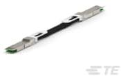 TE Connectivity-2323767-3 Assemblage de câble autre QSFP-DD Cable Assembly, 32 Positions, 6.56 ft, 56 Gb/s, Black Cable, Shielded, 28 AWG