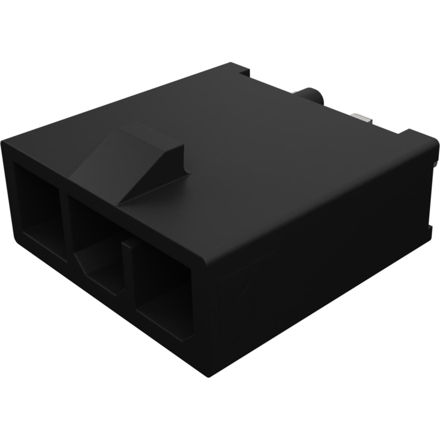 Molex-2159151003 连接器插头及 PCB 插座 Conn Wire to Board HDR 3Power POS 4.2mm Solder ST Top Entry Thru-Hole Mini-Fit Max Tray