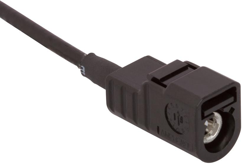 Amphenol RF-3FA1ENASJ-C01ES RF-Steckverbinder Conn FAKRA 0Hz to 3GHz 50Ohm Solder ST Cable Mount RCP Gold