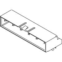 Molex-0532660329 连接器插头及 PCB 插座 Conn Shrouded Header (4 Sides) M 3Power POS 7mm Solder RA Side Entry Thru-Hole Tray