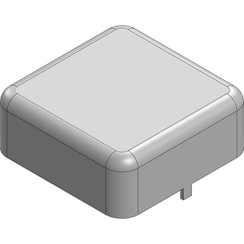 Masach Tech-MS130-10S-NS null 13 x 13 x 5mm One-piece Drawn-Seamless RF Shield/EMI Shield (Nickel-Silver)