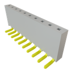 Conn Socket Strip SKT 10 POS 2.54mm Solder RA Side Entry Thru-Hole Bulk
