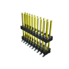 Samtec-HW-05-12-G-D-690-SM Embases de raccordement et réceptacles PCB Conn Board Stacker HDR 10 POS 2.54mm Solder ST SMD Tube