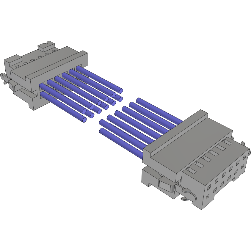 Samtec-S2SD-06-26-L-09.89-DR-NDX Assemblaggio cavo Altro Cable Assembly Discrete Wire 0.251m 26AWG Socket Strip to Socket Strip 12 to 12 POS SKT-SKT Crimp-Crimp TIGER EYE™ Layer