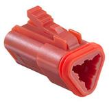 Molex-93445-2209 Gaine de câblage de raccordement discret Conn Housing PL 3 POS Crimp ST Cable Mount Red ML-XT™ Bag