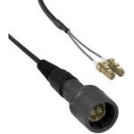 Bulgin Components PLC-PXF6050BAK Raccordement de fibre optique Circular Fiber Connectors / 6000 Series-Duplex LC Fiber Buccaneer