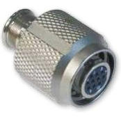 Glenair-805-001-16ZL15-203SD Connector Circular Conn Circular SKT 16 POS Crimp ST Cable Mount 16 Terminal 1 Port