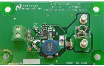 Texas Instruments-LM5008AEVAL/NOPB Kit e schede di sviluppo gestione della potenza LM5008A DC to DC Converter and Switching Regulator Chip 5V Output Evaluation Board