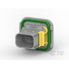 TE Connectivity-2-1564416-1 Carcaza de cables discretos de conector Conn Housing PL 8 POS 4mm Crimp ST Panel Mount Gray Carton
