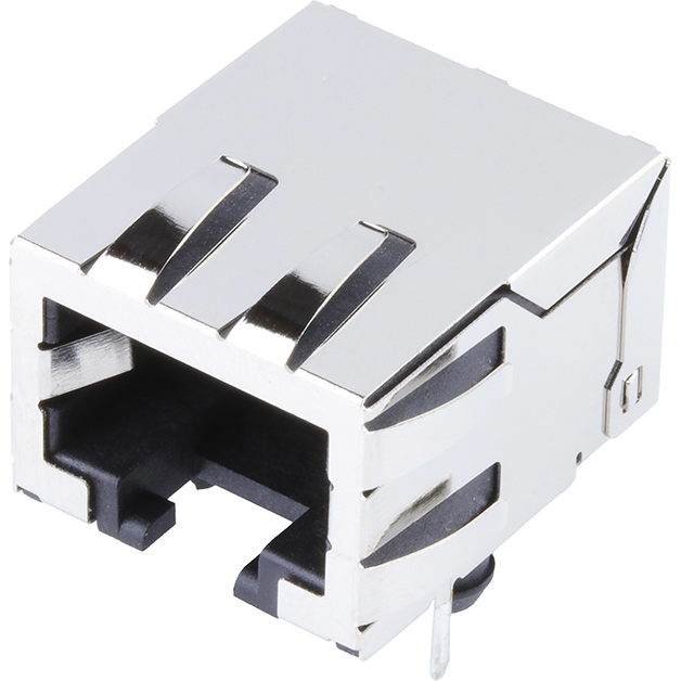 Molex-0432028819 电话及电信连接器 Conn RJ-45 F 8 POS 1.27mm Solder RA Thru-Hole 8 Terminal 1 Port Cat 3 Tray