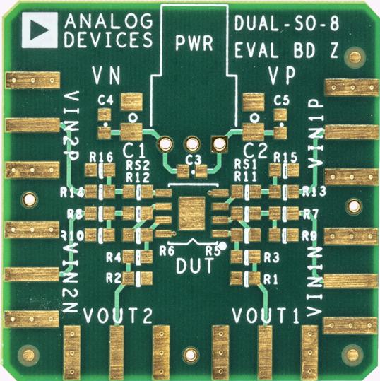Analog Devices-EVAL-HSAMP-2RZ-8 Kit e schede di sviluppo IC amplificatore AD746/AD8002/AD8008/AD8012/AD8017 OP Amp Evaluation Board