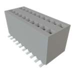 Conn Socket Strip SKT 20 POS 1.27mm Solder ST Top Entry SMD T/R
