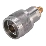 Conn Type N-SMA Adapter 0Hz to 18GHz 50Ohm ST PL/F Gold Over Nickel Single