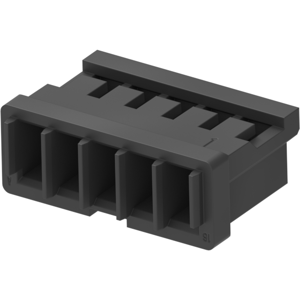 Molex-0874390501 Gaine de câblage de raccordement discret Conn Housing F 5 POS 1.5mm Crimp ST Cable Mount Black Pico-SPOX™ Bag