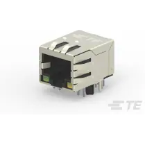 TE Connectivity-2-2301994-4 Steckverbinder, Telefon und Telekommunikation Conn RJ-45 F 8 POS 1.27mm Solder RA Thru-Hole 8 Terminal 1 Port Cat 5e Reel