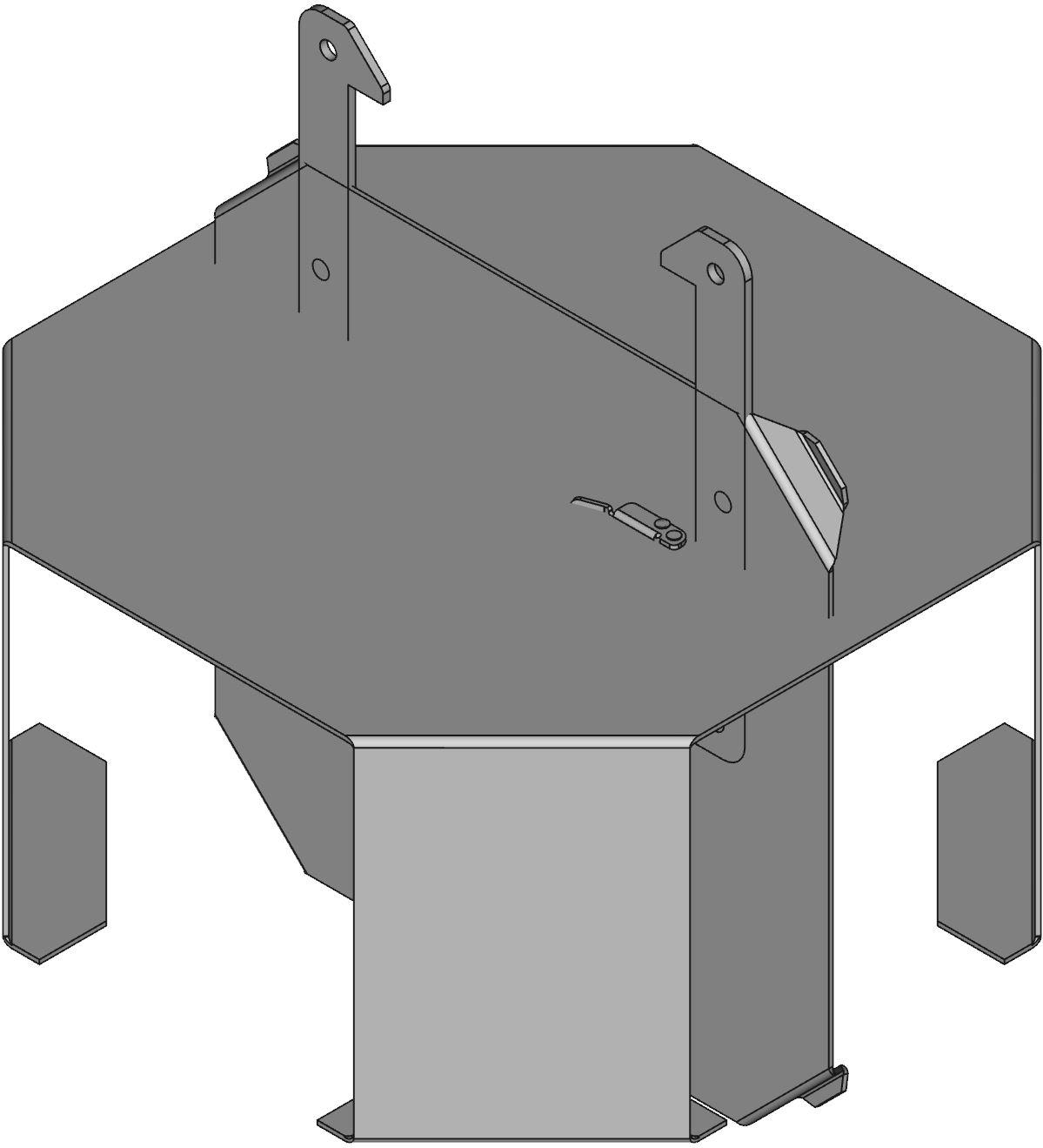 Hammond Manufacturing-1485DY Verdrahtungskanäle Wireway Solid Wall Square Screw Steel Gray