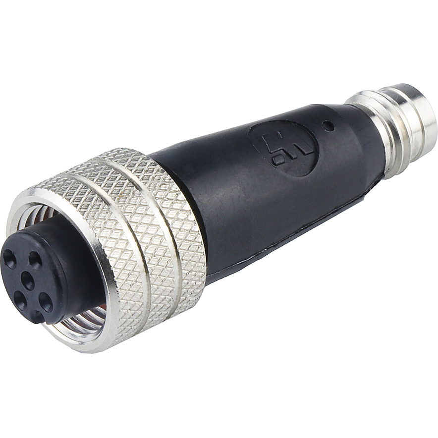 Molex-1200170003 Conector circular Conn M12/M8 Adapter PIN/SKT 8 POS ST 2 Port Nano-Change®