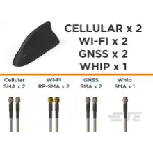 TE Connectivity-L000423-03 Antenne Antenna Sharkfin 4.8dB Gain 7125MHz Carton