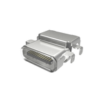 Amphenol Communications Solutions-12402148E512A Connector USB Conn USB 3.2 Type C RCP 24 POS 0.5mm/(0.4mm/0.8)mm Solder RA SMD/Thru-Hole 24 Terminal 1 Port T/R