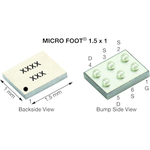 Trans MOSFET P-CH 30V 13A 6-Pin Micro Foot T/R
