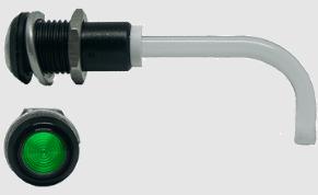 Bivar-RHD-1100-3000-F9PZG67PR LED-Lichtleiter LED Light Pipe Round Right Angle Fresnel Green Rigid Bag