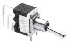 NIDEC Copal Electronics-8GA1016-Z Switch Toggle Switch Toggle ON ON SPDT Toggle PC Pins 6A 250VAC Thru-Hole