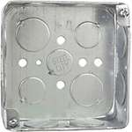 Cable Accessories Outlet Box Steel Silver