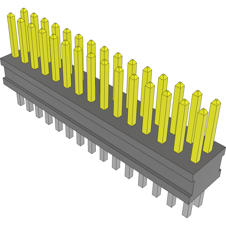 Samtec-FTSH-115-04-LM-D Connector Headers and PCB Receptacles Conn Unshrouded Header HDR 30 POS 1.27mm Solder ST Top Entry Thru-Hole Tube
