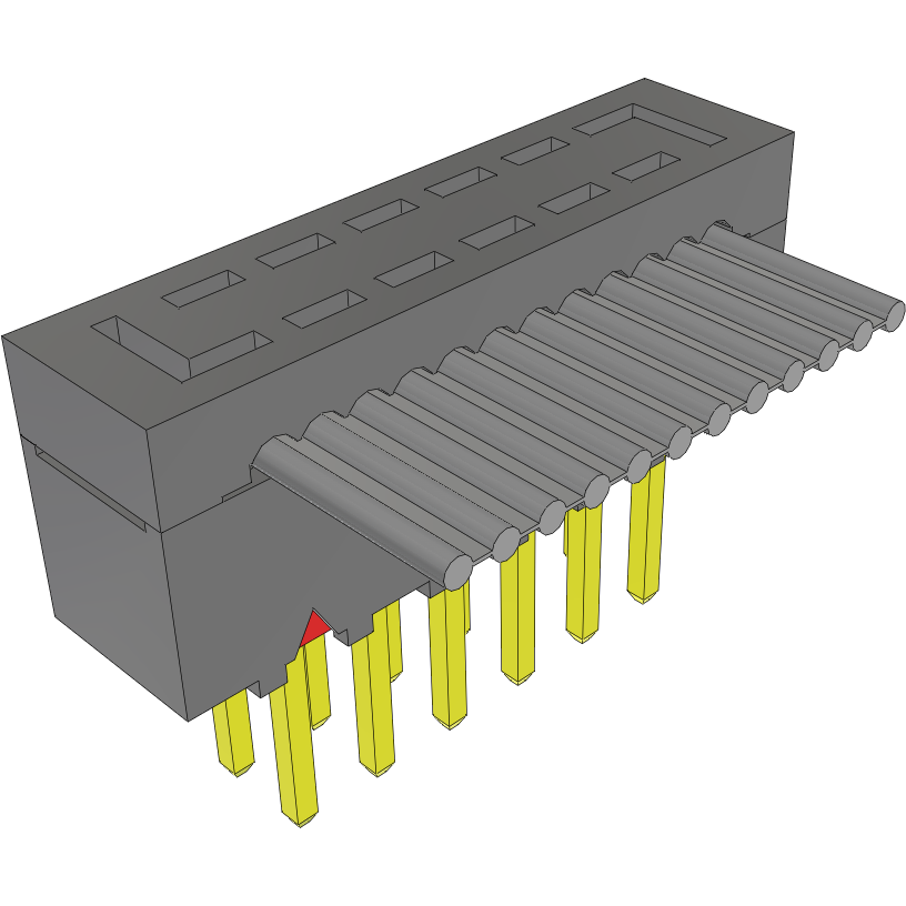 Samtec-HCMD-06-S-12.00-02 Flachband Kabelbaugruppen IDC Socket and Terminal Cable