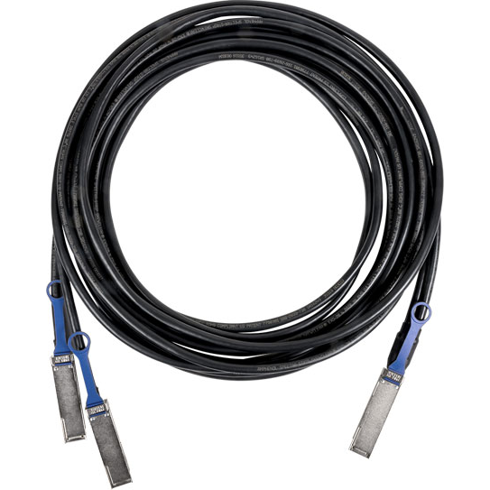 Amphenol Communications Solutions-NDARHJ-0004 Glasfaserkabel-Baugruppen QSFP28Gb 26AWG, 4meter passive