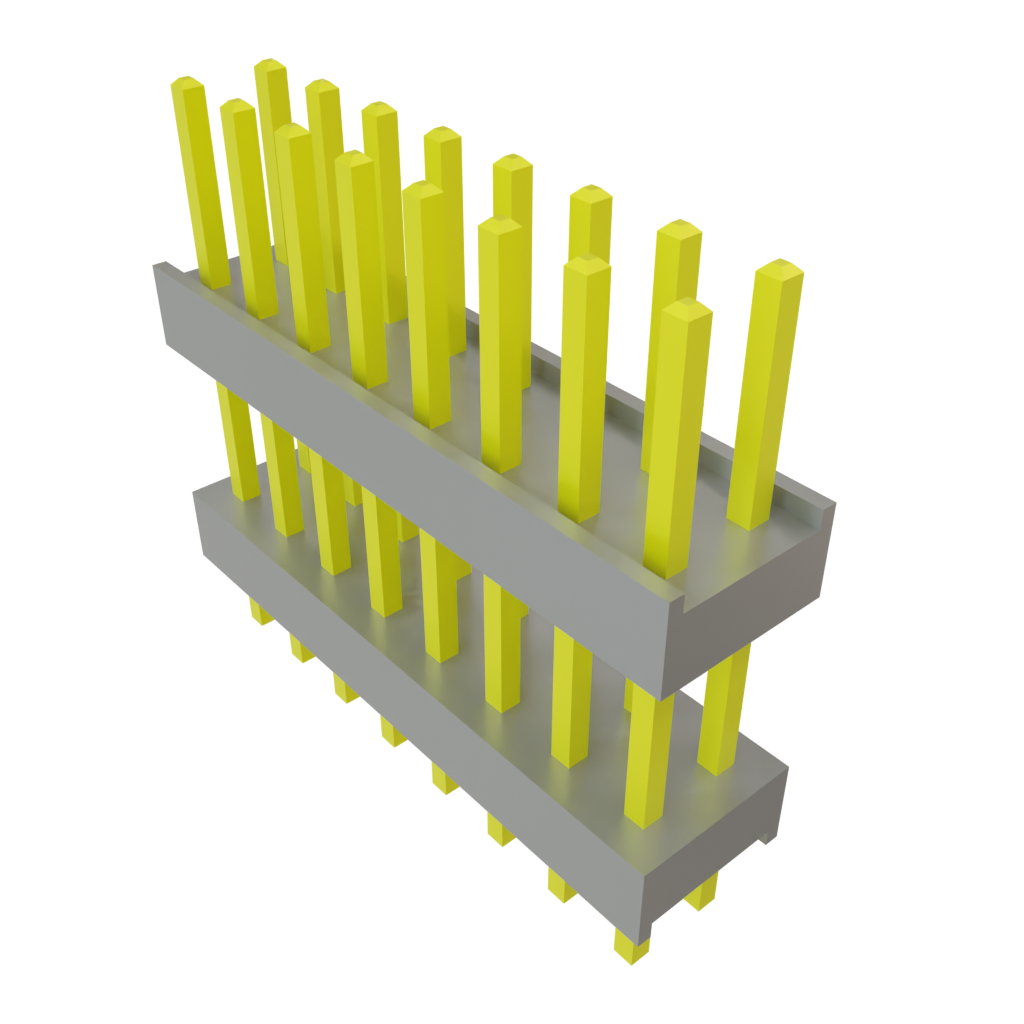 Samtec-DW-08-09-L-D-410 Steckverbinderleisten und Leiterplattenbuchsen Conn Board Stacker HDR 16 POS 2.54mm Solder ST Top Entry Thru-Hole Bulk
