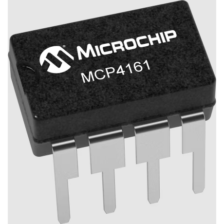 Microchip Technology-MCP4161-502E/P Digitalpotenziometer Digital Potentiometer 5kOhm 256POS Non-Volatile Linear Automotive 8-Pin PDIP Tube