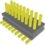 Conn Unshrouded Header HDR 18 POS 0.8mm Solder ST SMD Tube