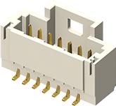 Samtec-T1M-06-GF-S-RA-TR Piastre connettori e prese PCB Conn Unshrouded Header HDR 6 POS 1mm Solder RA SMD T/R