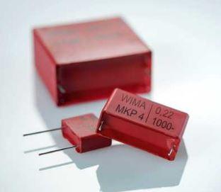 WIMA-SNMPJ042207G1AKS00 Kondensator, Kunststofffilm Snubber MKP Capacitors for Pulse Applications with Double-Sided Metallized Electrodes, Schoopage Contacts and Internal Series Connection Automotive AEC-Q200