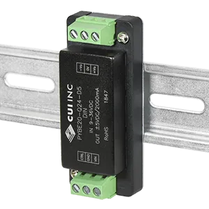 CUI Inc-PYBE20-Q24-S12-DIN DC/DC-Wandler und Spannungsreglermodul Module DC-DC 24VIN 1-OUT 12V 1.667A 20W 6-Pin Tray