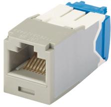Panduit-CJ6X88TGIG Steckverbinder, Telefon und Telekommunikation Conn RJ-45 F 8 POS Crimp ST Cable Mount 8 Terminal 1 Port Cat 6a