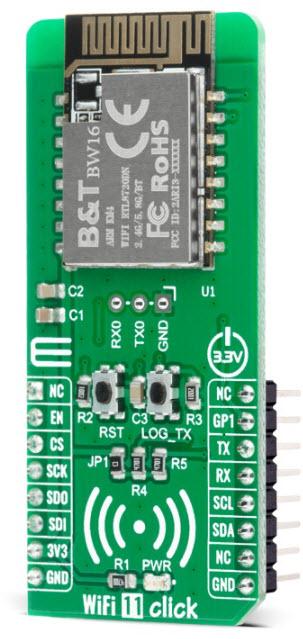 MikroElektronika-MIKROE-4245  BW16 Combo Wireless Module Click Board