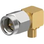 Conn SMA 0Hz to 18GHz 50Ohm Solder RA Cable Mount PL Gold Over Nickel Single