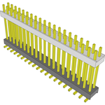 Conn Board Stacker HDR 40 POS 2.54mm Solder ST Top Entry SMD Tube