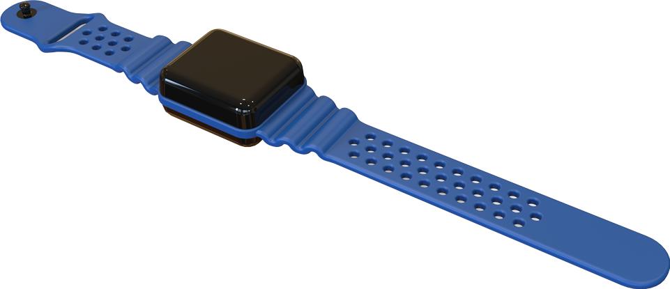 Serpac Electronic Enclosures-BW25ABKASBL  Black Polycarbonate Wrist Enclosure with Blue Band	 <h4><strong>CALIFORNIA&nbsp;PROPOSITION</strong> ⚠️<strong>65&nbsp;WARNING</strong>⚠️</h4>