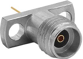 Bulgin Components PLC-RF292A2JCCAL RF-Steckverbinder 2.92mm Series Pin With Extended, 2 Hole Flange